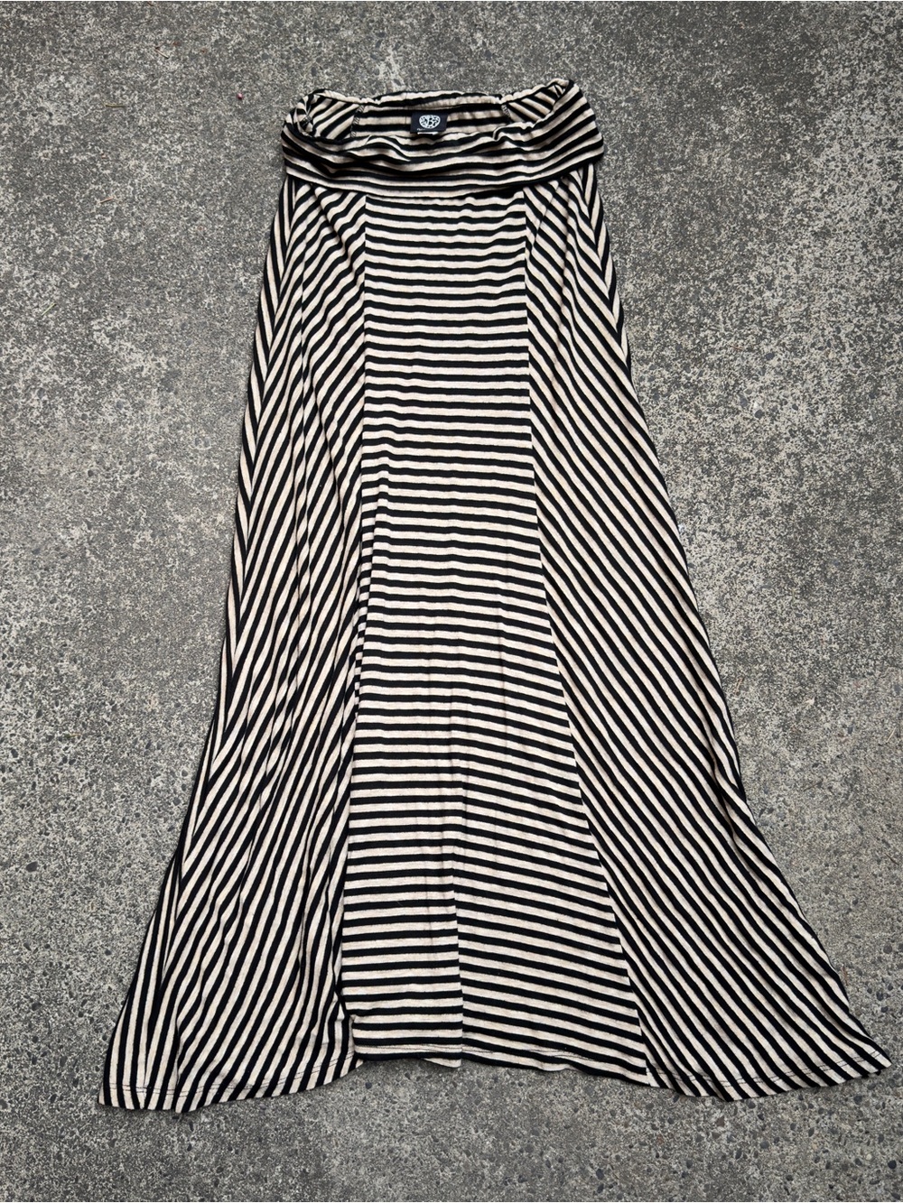 Made In USA Bobeau Maxi Dress Size Small Striped